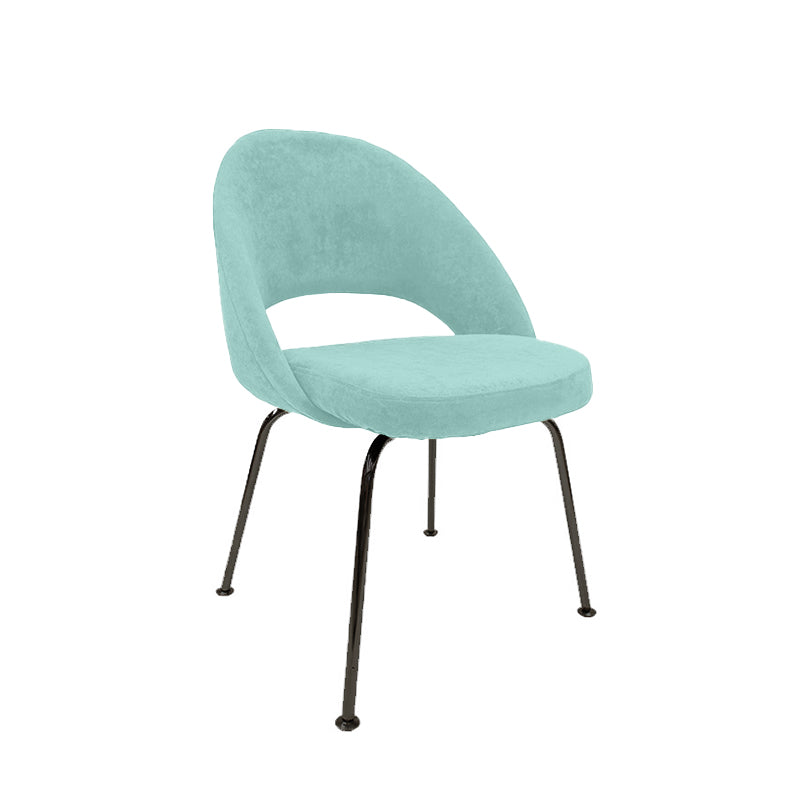 Silla Saarinen Tub Pana Veluti, Base Cromo o Negra